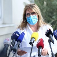 Željka Karin, ravnateljica Nastavnog zavoda za javno zdravstvo, na tiskovnoj konferenciji