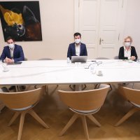 Andrej Plenković primio je Matu Rimca u Banskim dvorima