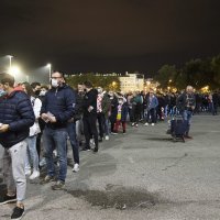 Hrvatska - Francuska, navijači, UEFA Liga nacija, nogomet, 14.10.2020.