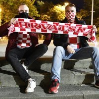 Hrvatska - Francuska, navijači, UEFA Liga nacija, nogomet, 14.10.2020.