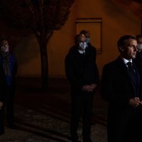 Emmanuel Macron na poprištu terorističkog napada u mjestu Conflans-Saint-Honorine kraj Pariza