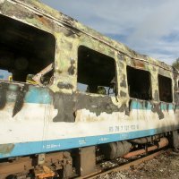 Izgorio vlak kod Našica