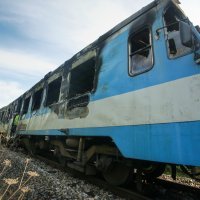 Izgorio vlak kod Našica