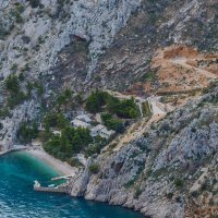 Jesensko predvečerje na prijevoju Dubci kod Makarske