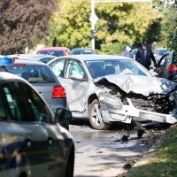 Sudar nekoliko automobila u blizini trznice Dubrava