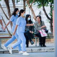 Atmosfera ispred zgrade KBC Split