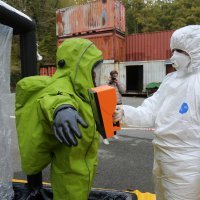 Vatrogasna vježba u slučaju nuklearne nezgode interventne jedinice