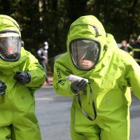 Vatrogasna vježba u slučaju nuklearne nezgode interventne jedinice