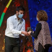 Dino Pešut i ministrica Nina Obuljen Koržinek