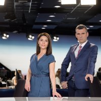 Marija Miholjek i Petar Pereža, voditelji Dnevnika Nove TV