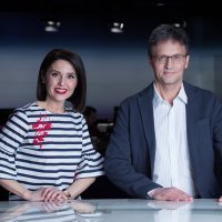 Marija Miholjek i Saša Kopljar, voditelji Dnevnika Nove TV