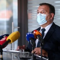 Vili Beroš na konferencije za medije