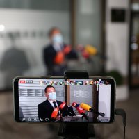 Vili Beroš na konferencije za medije