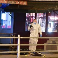 Policijski uviđaj na mjestu sukoba muškaraca u Vrapču