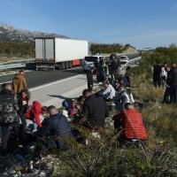 Kod odmorišta Jasenice na autocesti A1 autobus izletio s ceste