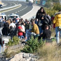 Kod odmorišta Jasenice na autocesti A1 autobus izletio s ceste