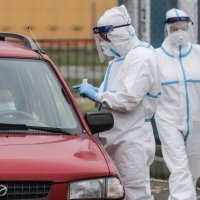 Zagreb: Parkiralište ZG Velesajma, testiranje građana na Covid 19