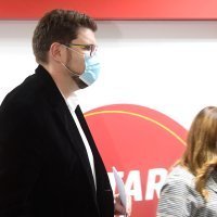 Dolazak članova SDP-a na sjednicu Predsjedništva