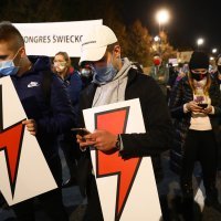 Marš za pobačaj u Varšavi