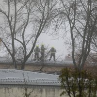 Požar na krovu Osnovne škole 'Mato Lovrak'