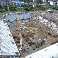 Izgradnja stadiona NK Osijeka na Pampasu