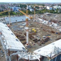 Izgradnja stadiona NK Osijeka na Pampasu