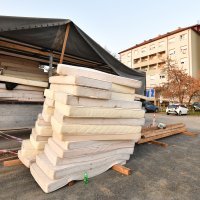 Varaždin: Hrvatska vojska postavlja šatore u krugu bolnice