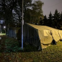 Vojska postavila šator kod zagrebačke Akademije likovnih umjetnosti