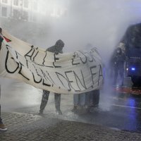 Prosvjedi u Frankfurtu