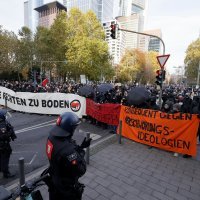 Prosvjedi u Frankfurtu