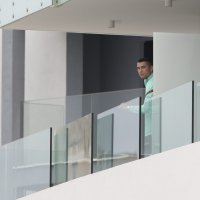 Cristiano Ronaldo na balkonu hotela Amphora