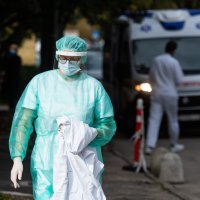 Zagreb: Prizori ispred OB Zadar u jeku pandemije koronavirusa