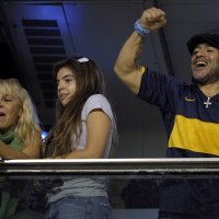Claudia Villafañe i Diego Maradona s kćerima