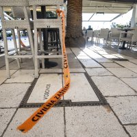 Bura pokidala trake Civilne zaštite oko terasa kafića u Splitu