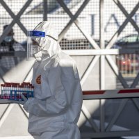 Drive-in testiranje na covid u Splitu