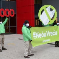 Greenpeace ispred Ministarstva gospodarstva