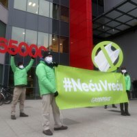 Greenpeace ispred Ministarstva gospodarstva