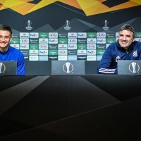 Nogometaši Dinama na stadionu Feyenoorda odradili trening, a trener Mamić pressicu