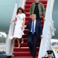 Donald i Melania Trump sa sinom Baronom