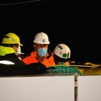 Konferencija za medije nakon pronalaska plinske platforme Ivana D