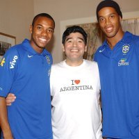 Robinho, Maradona, Ronaldinho