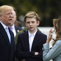 Melania i Barron Trump