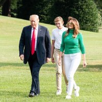Melania i Barron Trump