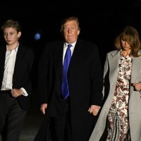 Melania i Barron Trump