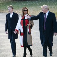 Melania i Barron Trump