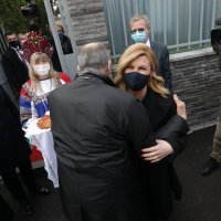Sergej Lavrov i Kolinda Grabar Kitarović na otvorenju nove zgrade Veleposlanstva Ruske Federacije