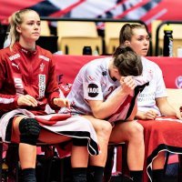 Hrvatska - Danska, EP rukometašica 2020., tuga danskih rukometašica