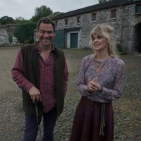Dominic West i Catherine Fitzgerald u dvorcu Glin