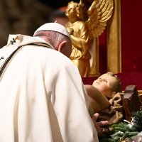 Papa Franjo na polnoćki