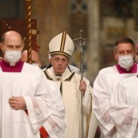 Papa Franjo na polnoćki